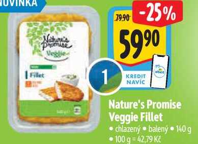 Nature's Promise Veggie Fillet, 140 g