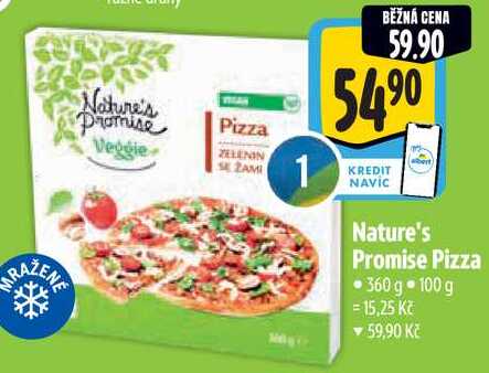 Nature's Promise Pizza, 360 g 