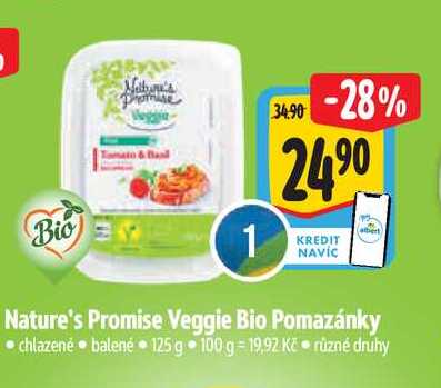  Nature's Promise Veggie Bio Pomazánky 125 g