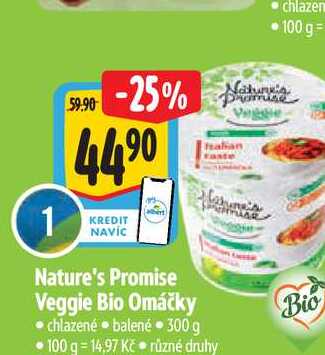  Nature's Promise Veggie Bio Omáčky 300 g