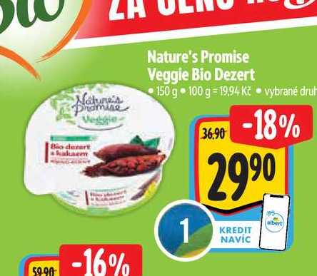   Nature's Promise Veggie Bio Dezert 150 g 