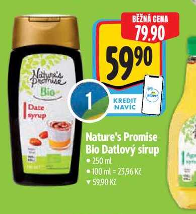  Nature's Promise Bio Datlový sirup 250 ml  