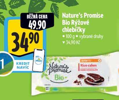   Nature's Promise Bio Rýžové chlebíčky 100 g 