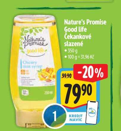   Nature's Promise Good life Čekankové slazené 350 g 