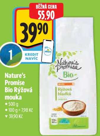 Nature's Promise Bio Rýžová mouka, 500 g