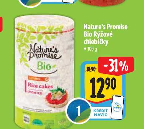   Nature's Promise Bio Rýžové chlebíčky 100 g 