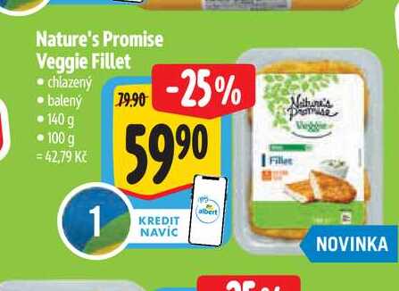 Nature's Promise Veggie Fillet 140 g