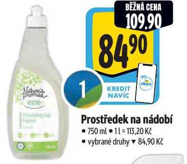 Prostředek na nádobí, 750 ml
