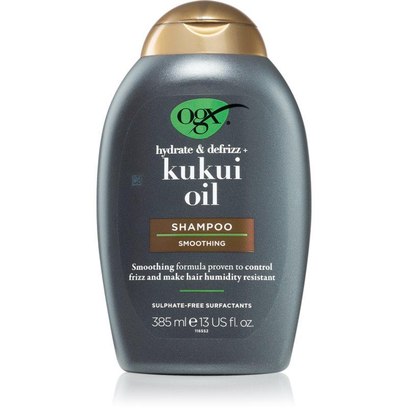 OGX Kukuí Oil hydratační šampon proti krepatění 385 ml