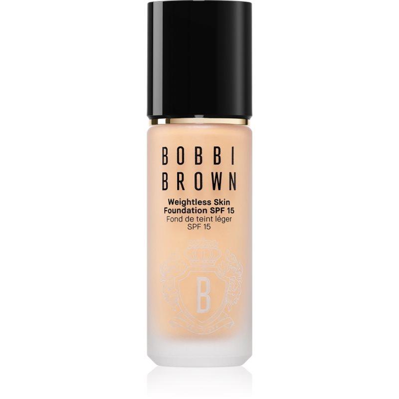 Bobbi Brown Weightless Skin Foundation SPF 15 dlouhotrvající make-up s hydratačním účinkem odstín Natural 30 ml