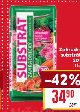 Zahradní substrát 20l 