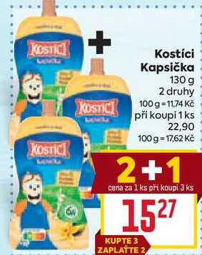Kostíci Kapsička 130 g 