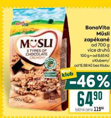 BonaVita Müsli zapékané od 700 g 