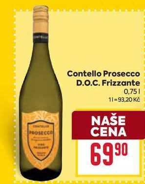 Contello Prosecco D.O.C. Frizzante 0,75l
