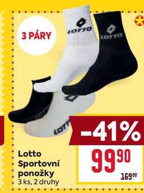 Lotto Sportovní ponožky 3 ks