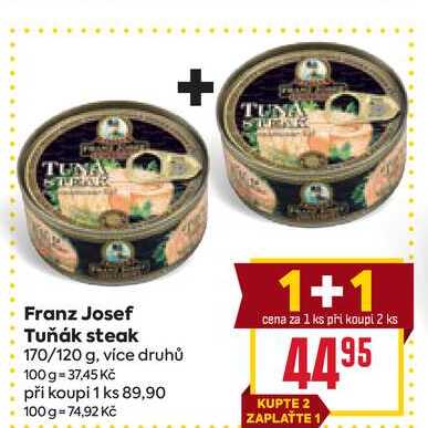 Franz Josef Tuňák steak 170/120 g