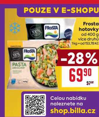 Frosta hotovky od 400 g 