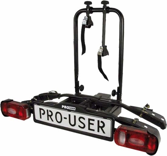 Nosič na tažné zařízení na 2 kola / elektrokola Pro User Amber 2 - sklopný