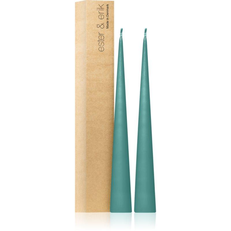 ester & erik cone candles agave (no. 02) dekorativní svíčka 2x37 cm