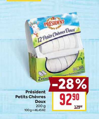 Président Petits Chèvres Doux 200 g
