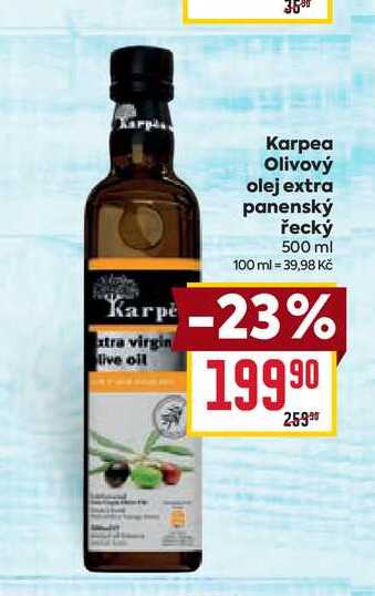 Karpea Olivový olej extra panenský řecký 500 ml 