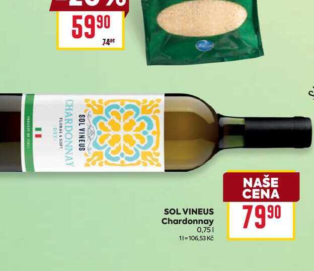 SOL VINEUS Chardonnay 0,75l