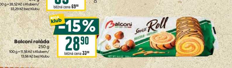 Balconi roláda 250 g 