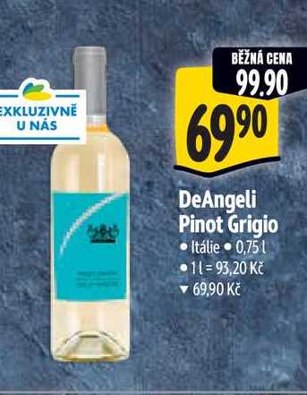   DeAngeli Pinot Grigio 0,75 l