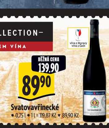  Svatovavřinecké 0,75 l