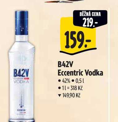  B42V Eccentric Vodka 42% 0,5 l