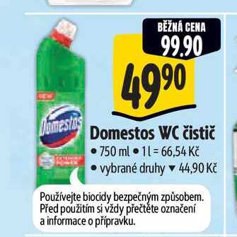  Domestos WC čistič 750 ml 