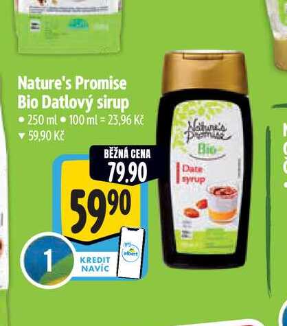 Nature's Promise Bio Datlový sirup 250 ml 