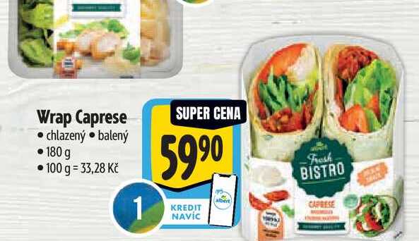 Wrap Caprese 180 g