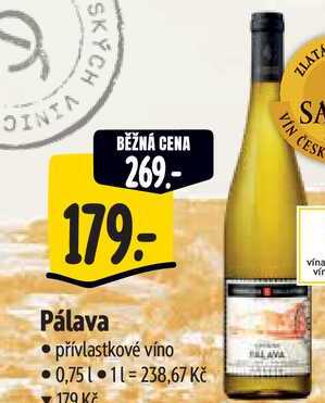   Pálava 0,75 l