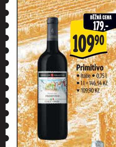   Primitivo  0,75 l