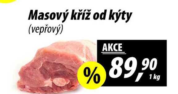 Masový kříž od kýty (vepřový), 1 kg  