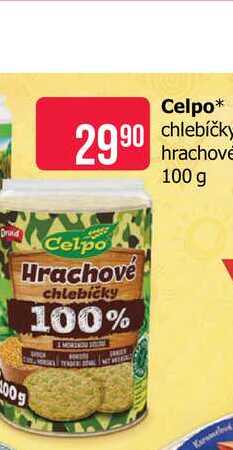 Celpo chlebíčky hrachové 100 g 