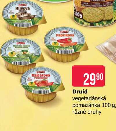 Druid vegetariánská pomazánka 100g