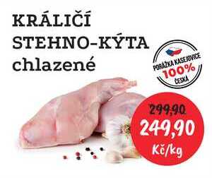 Rabbit Králičí stehno-kýta 1kg chlazená 