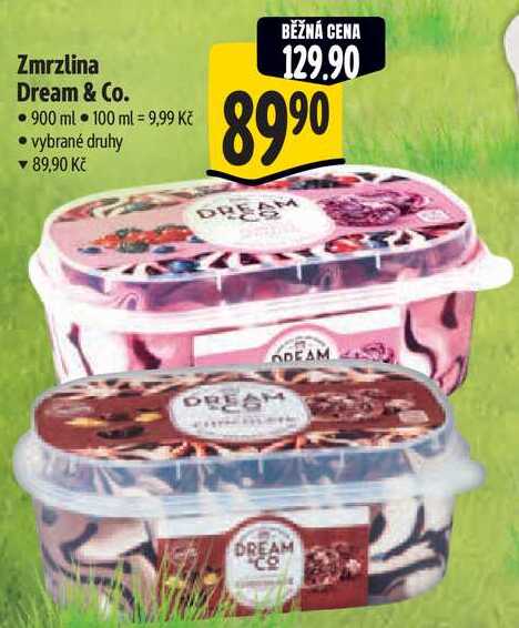 Zmrzlina Dream & Co., 900 ml 