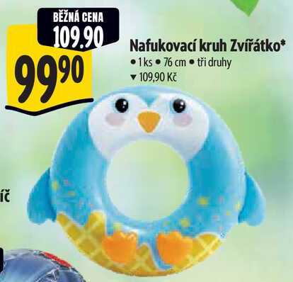Nafukovací kruh Zvířátko