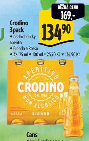 Crodino 3pack, 3x 175 ml