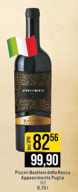 Piccini Bastioni della Rocca Appassimento Puglia IGT 0,75l 