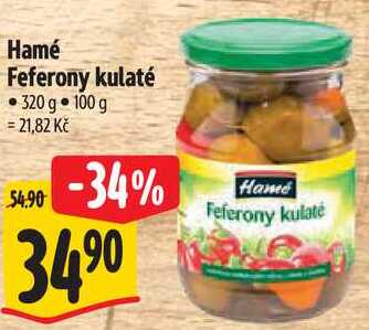 Hamé Feferony kulaté, 320 g 