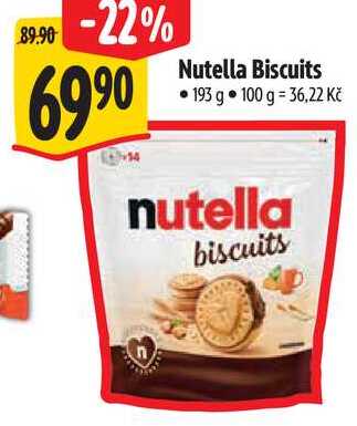 Nutella Biscuits, 193 g 