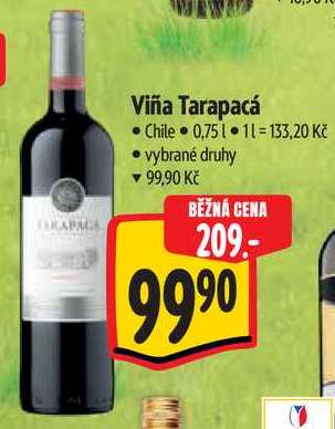 Viña Tarapacá, 0,75 l