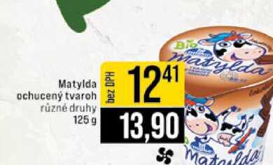 Matylda ochucený tvaroh různé druhy 125 g 