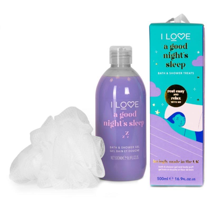 I Love Bathtime Treats A Good Night's Sleep dárková sada do sprchy