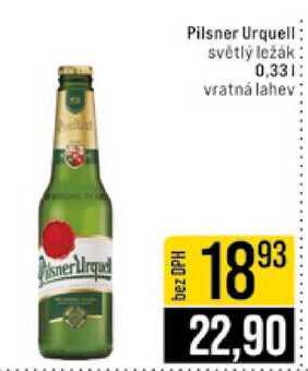 Pilsner Urquell světlý ležák 0,33l