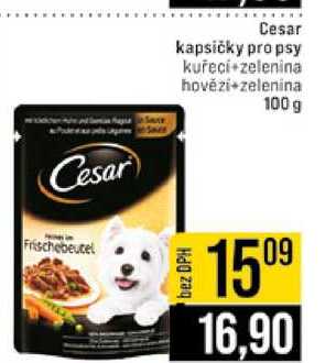 Cesar kapsičky pro psy kuřecí zelenina hovězí zelenina 100 g 